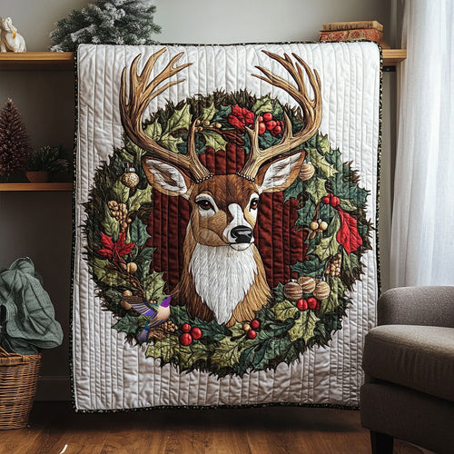 Christmas Deer WX0211003CL Quilt