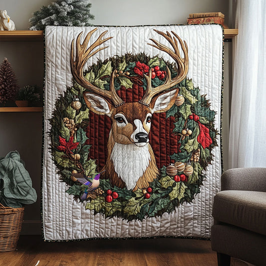 Christmas Deer WX0211003CL Quilt
