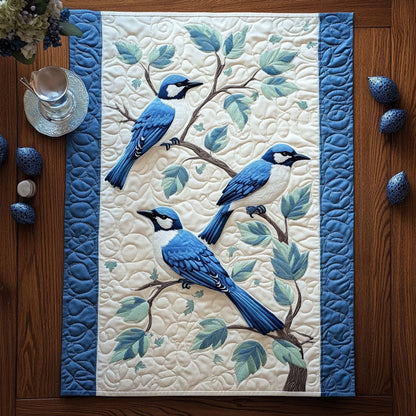 Feathers on the Breeze CP2404015CL Quilted Table Runner