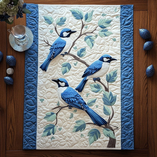 Feathers on the Breeze CP2404015CL Quilted Table Runner