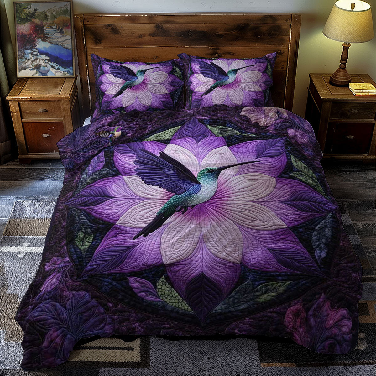 Hummingbird Garden WN0310106CL Duvet Cover Set