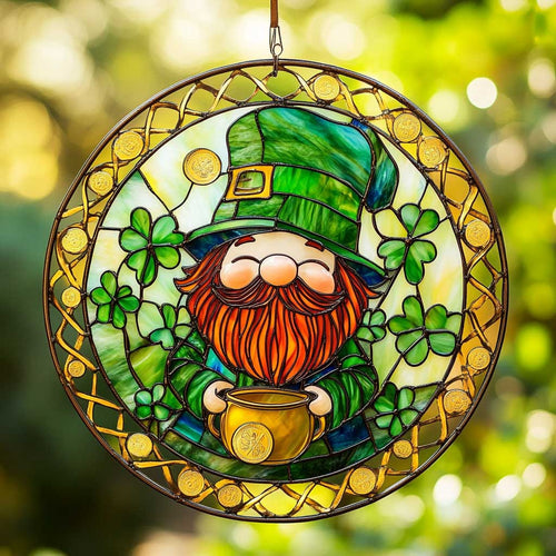 Lucky Gnome WN0402048CL Suncatcher