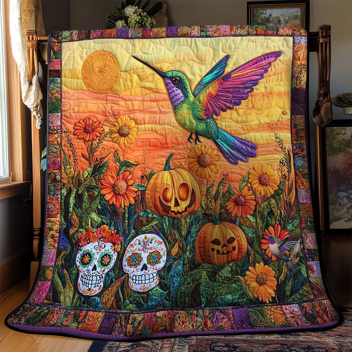Hummingbird Autumn Vibes WN2011133CL Quilt