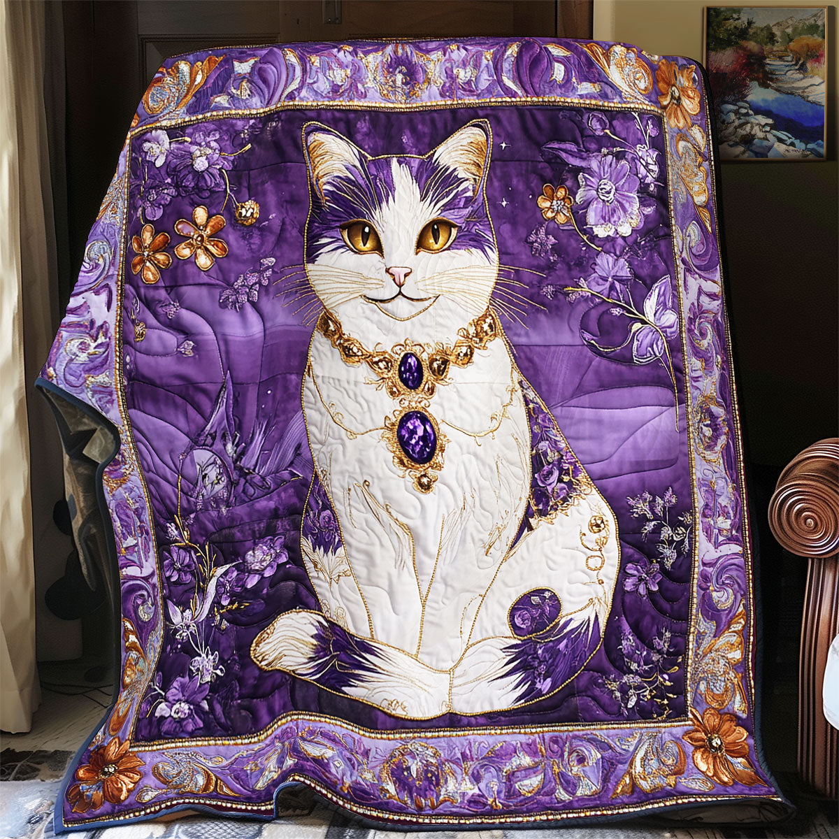 Crown Jewel Kitty YR1101002CL Quilt