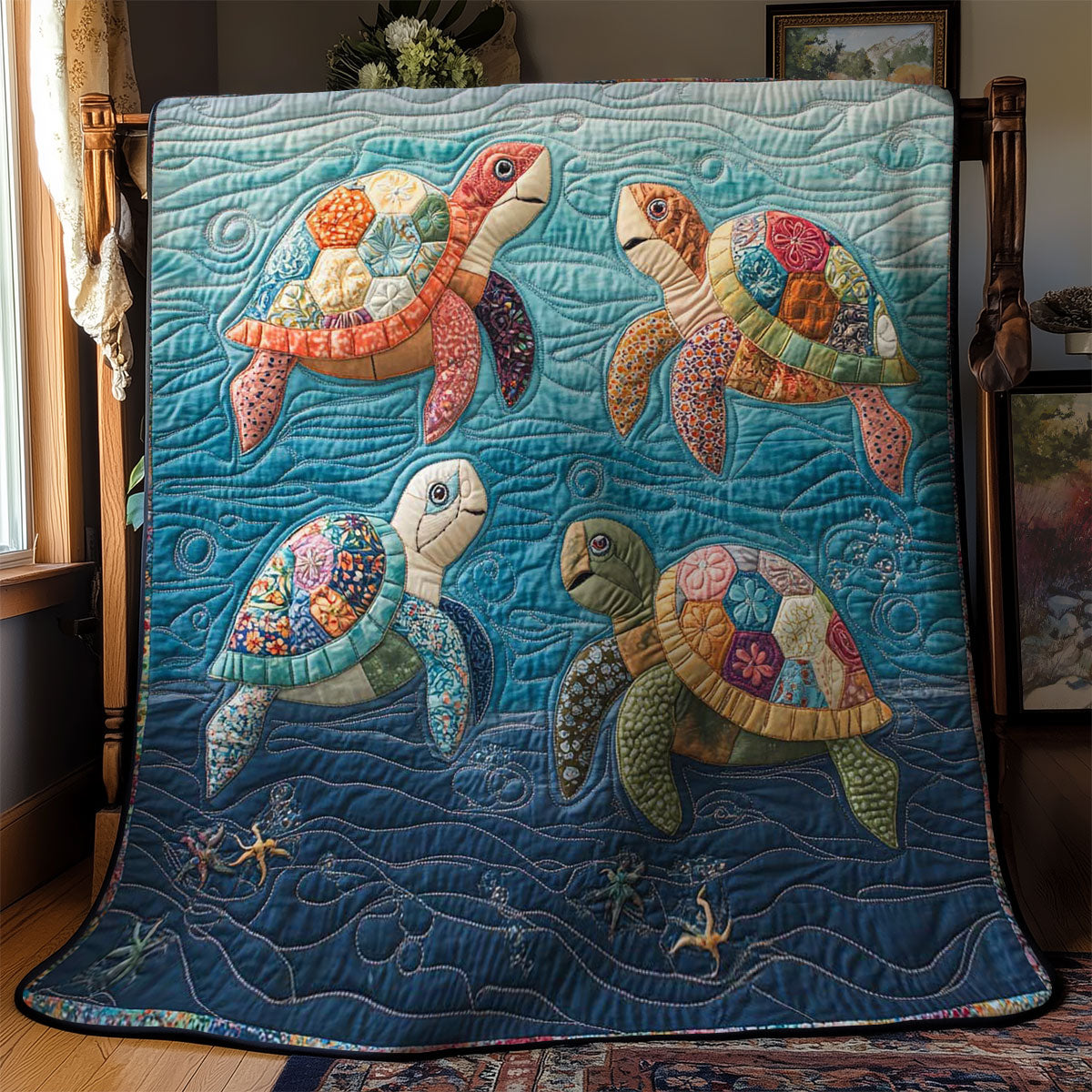 Patchwork Paradise Turtle WN2512022CL Quilt