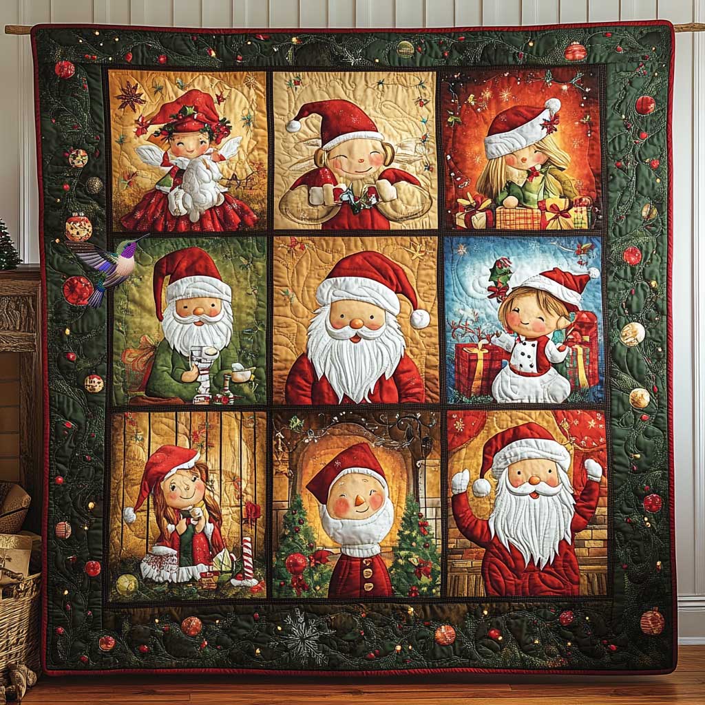 Dog's Christmas Adventure WN0910045CL Quilt