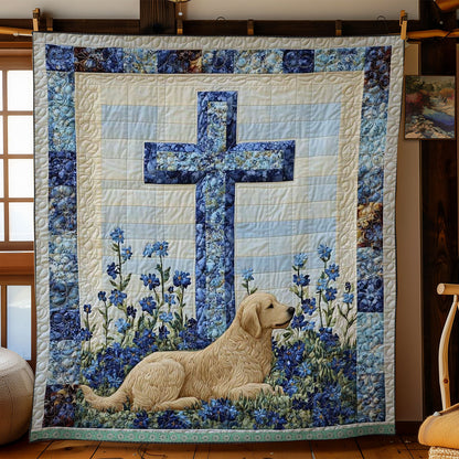Dog's Tranquil Cross WN3009032CL Quilt