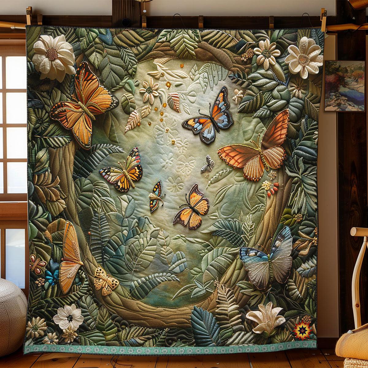 Enchanted Butterfly Forest WJ1112021CL Quilt