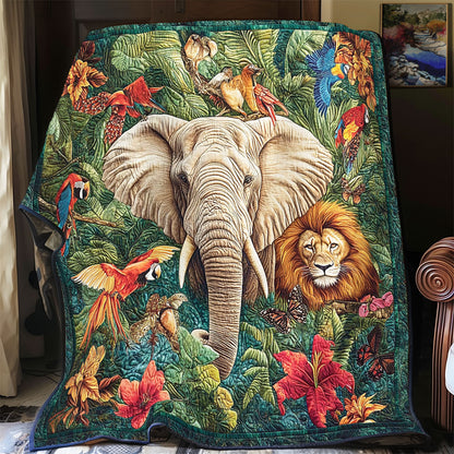 Tropical Forest Animal WY0202074CL Quilt