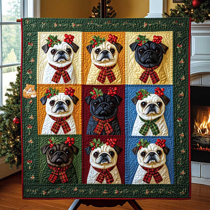 Pug Charming Caro WN0210001CL Quilt