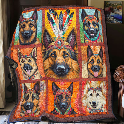Native American German Shepherd WY1411035CL Quilt