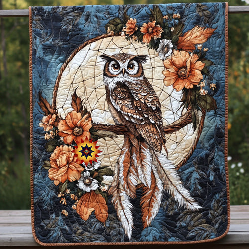 Owl Moonlight WX2210010CL Quilt