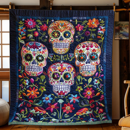 Sugar Skulls WJ1109024CL Quilt