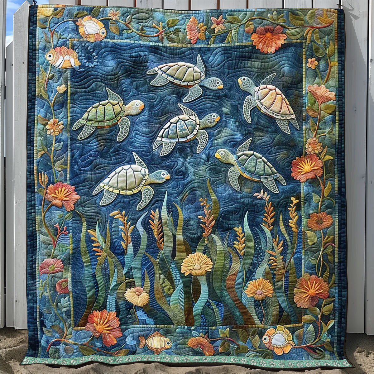 Sea Turtle WJ1209023CL Quilt