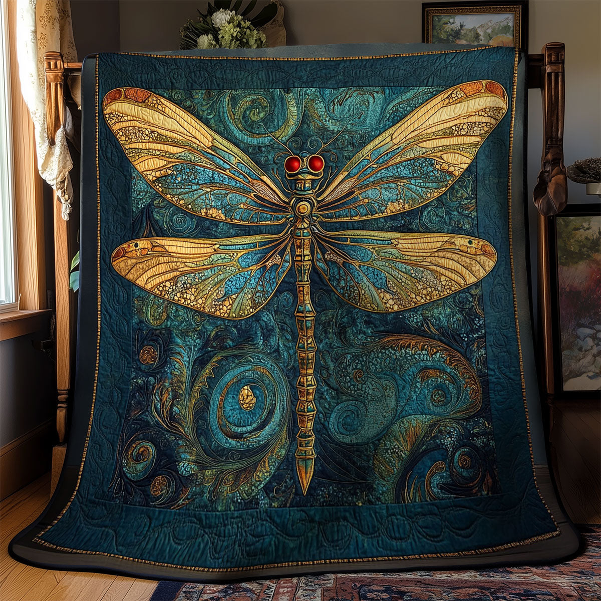 Royal Dragonfly WY2702110CL Quilt