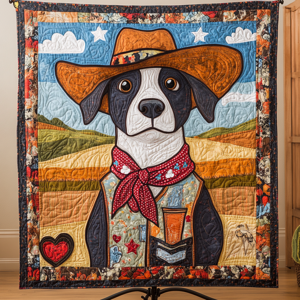 Cowboy Dog WG1601067CL Quilt