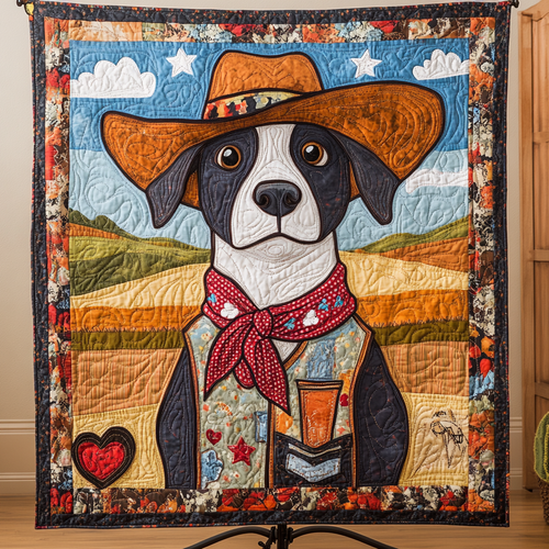 Cowboy Dog WG1601067CL Quilt