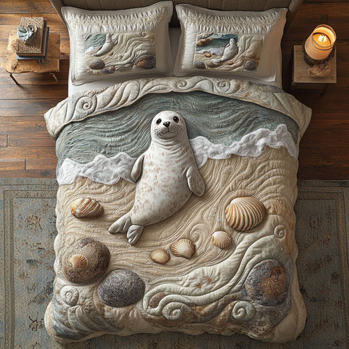 Baby Seal Beach WT2702020CL Duvet Cover Set
