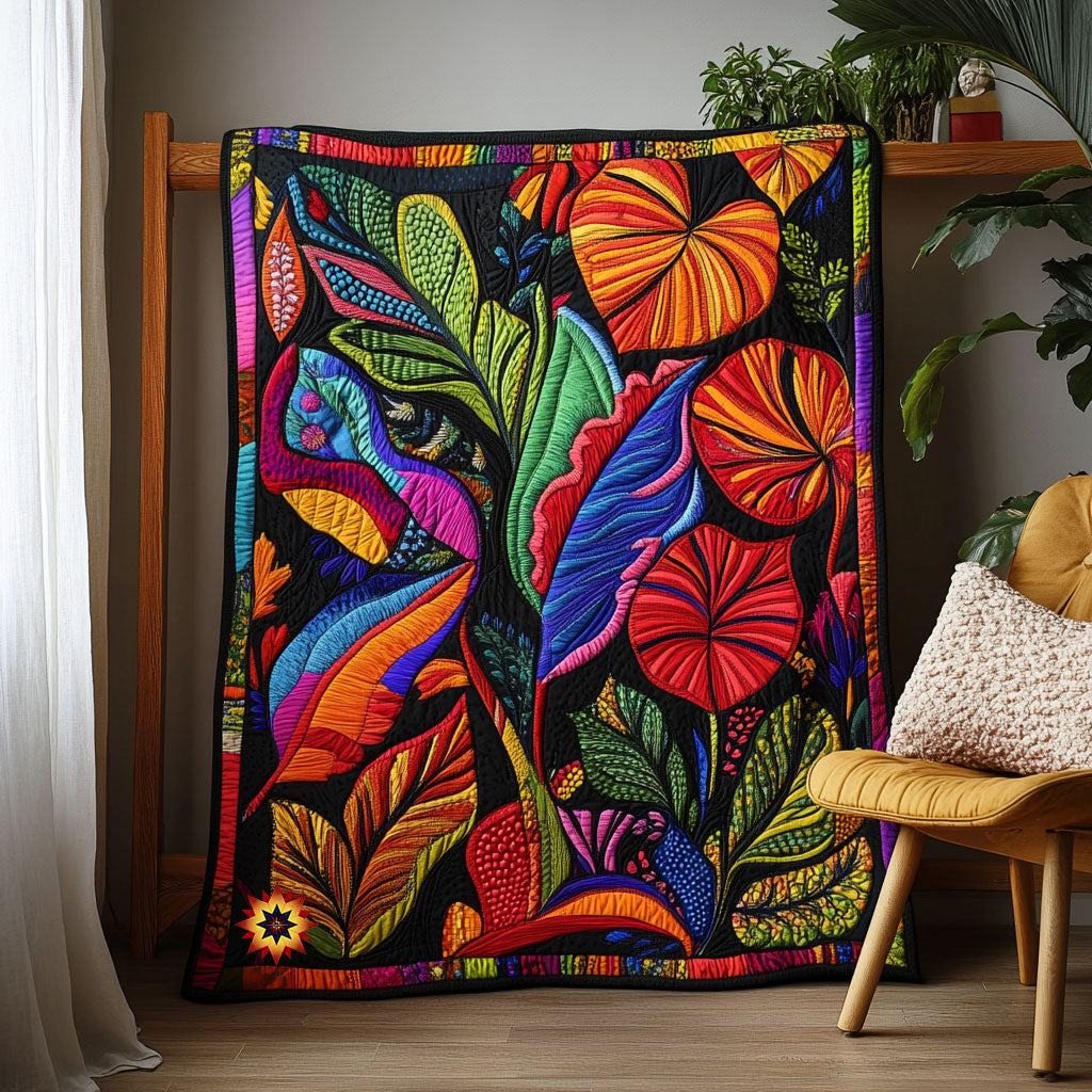 Bold Color Leave WX0811004CL Quilt