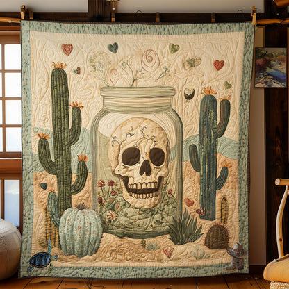 Skull In Glass WN2711034CL Quilt