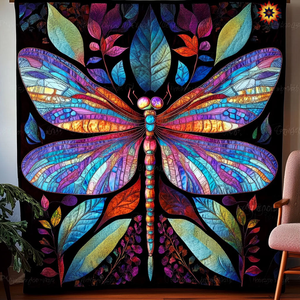 Dragonfly Colorful WX0711019CL Quilt