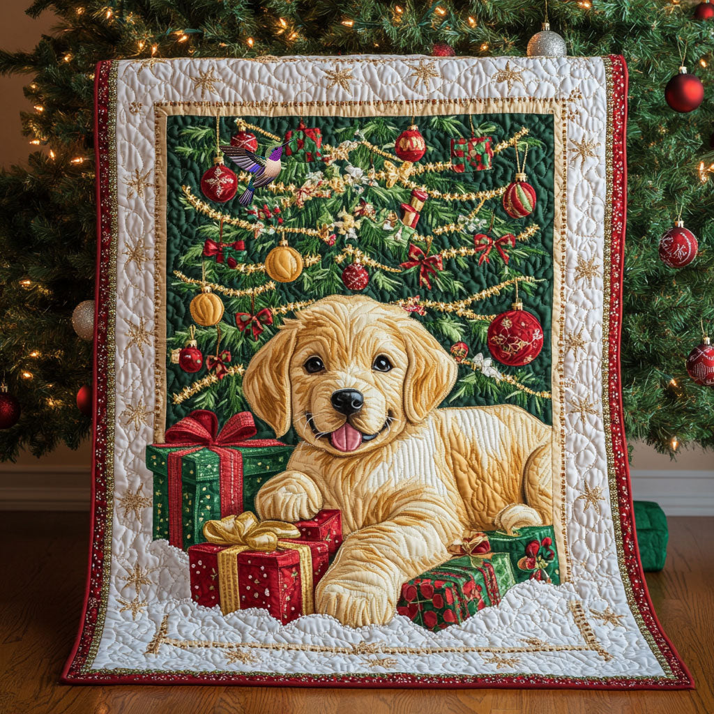 Golden Puppy WX0211017CL Quilt