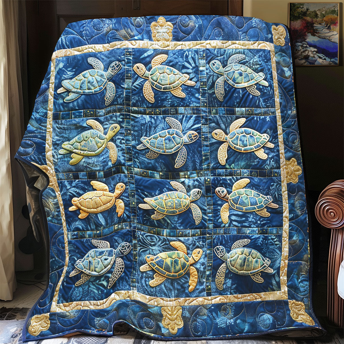 Baby Turtle WY0301032CL Quilt
