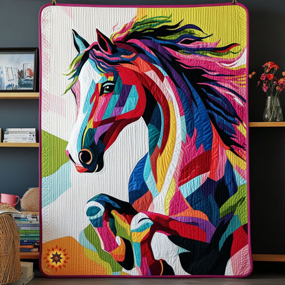 Vibrant Horse WX0211025CL Quilt