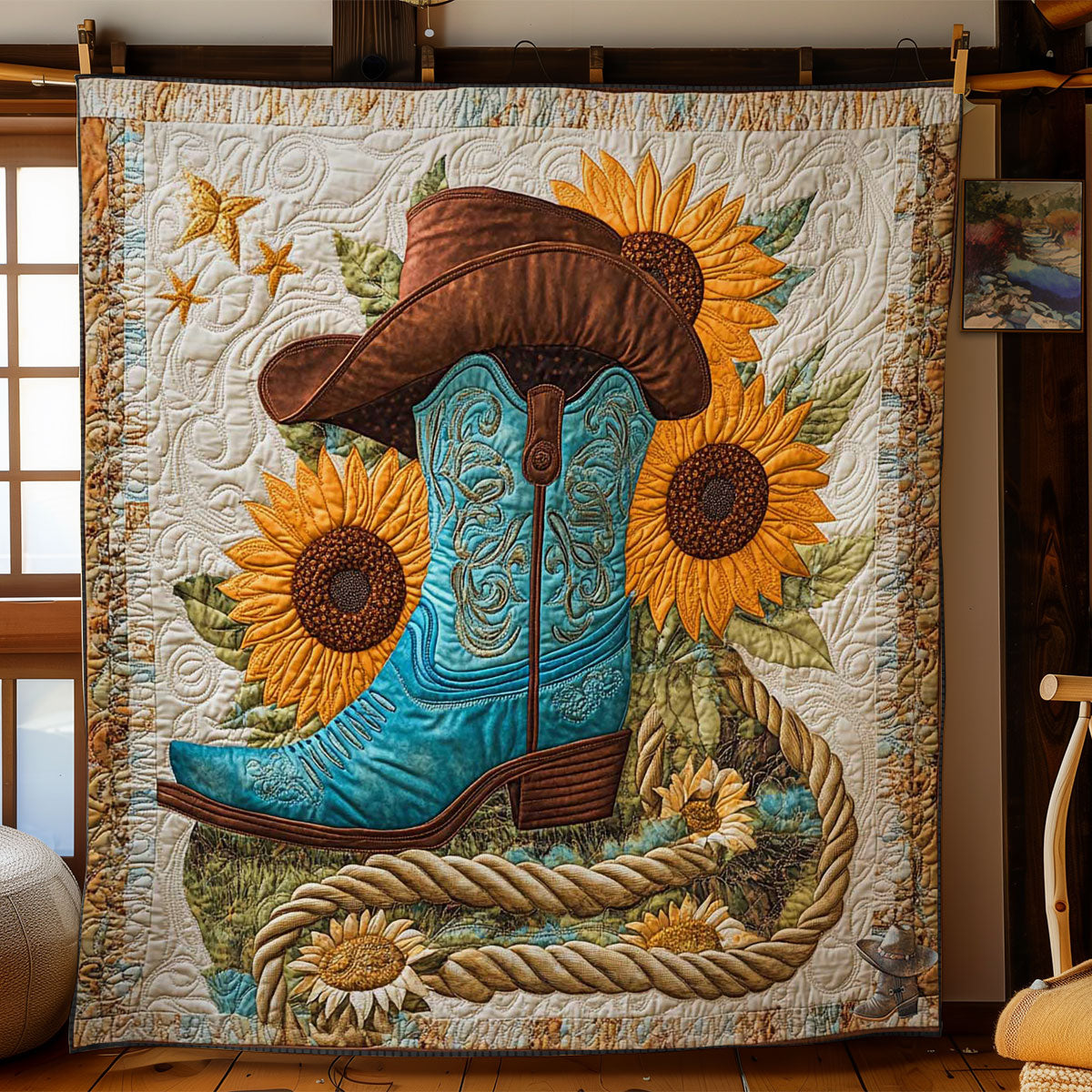 Rustic Cowboy WN2111012CL Quilt