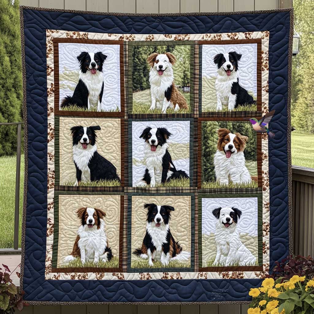 Gentle Border Collies WN2910040CL Quilt