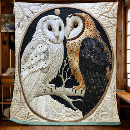 Contrast Owl Couple WP0609010CL Quilt