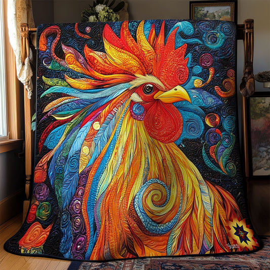Rooster WY2111038CL Quilt