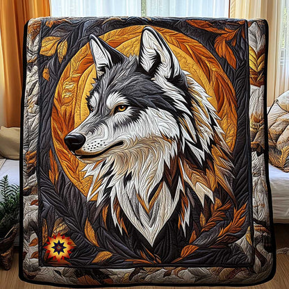 Wolf Aura Native American WP1110004CL Quilt