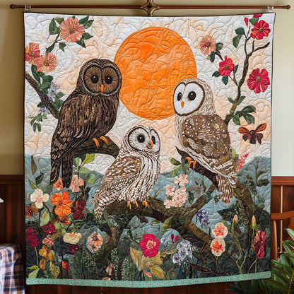 Spring Forest Owl WP1309023CL Quilt