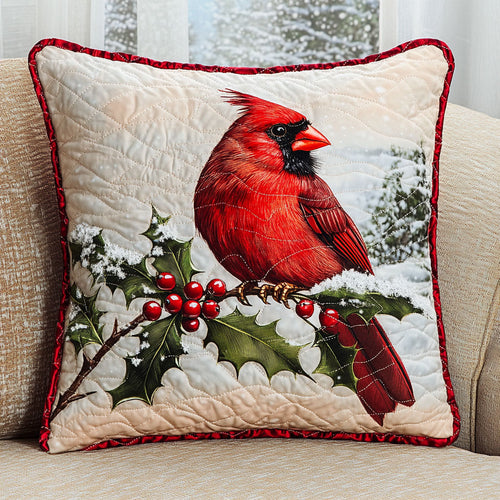 Cardinal Snow WT2702071CL Quilt Pillow Case