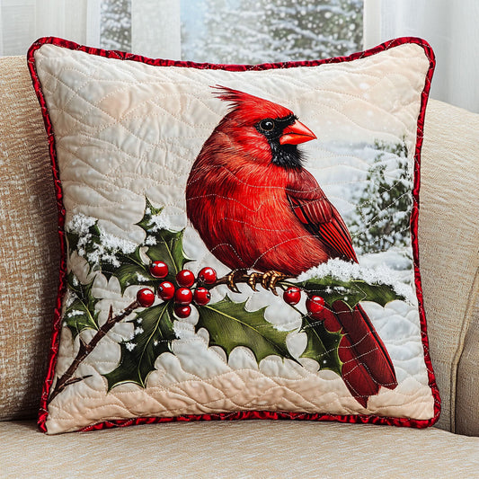Cardinal Snow WT2702071CL Quilt Pillow Case