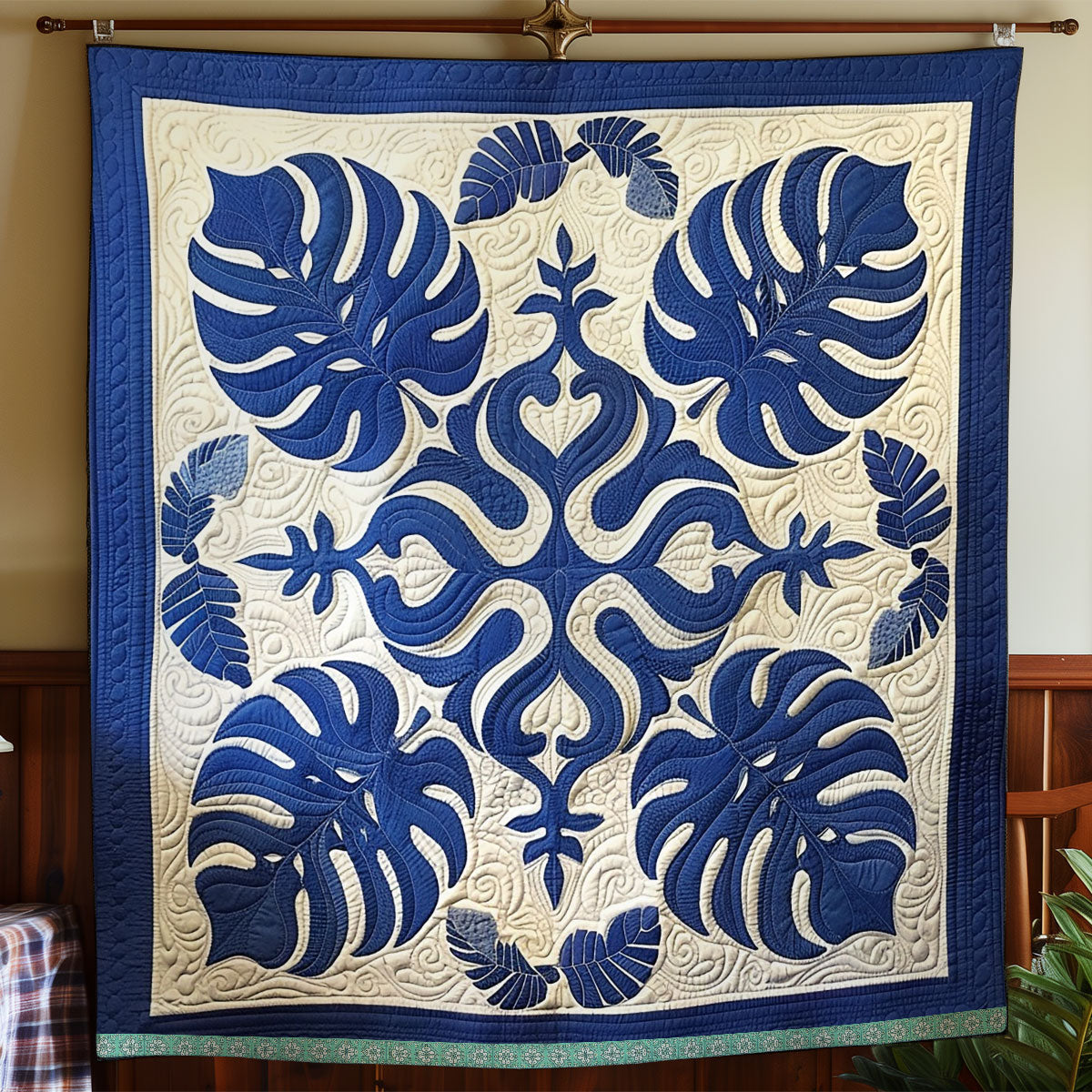 Hawaiian Evenly Leafed WN1209092CL Quilt