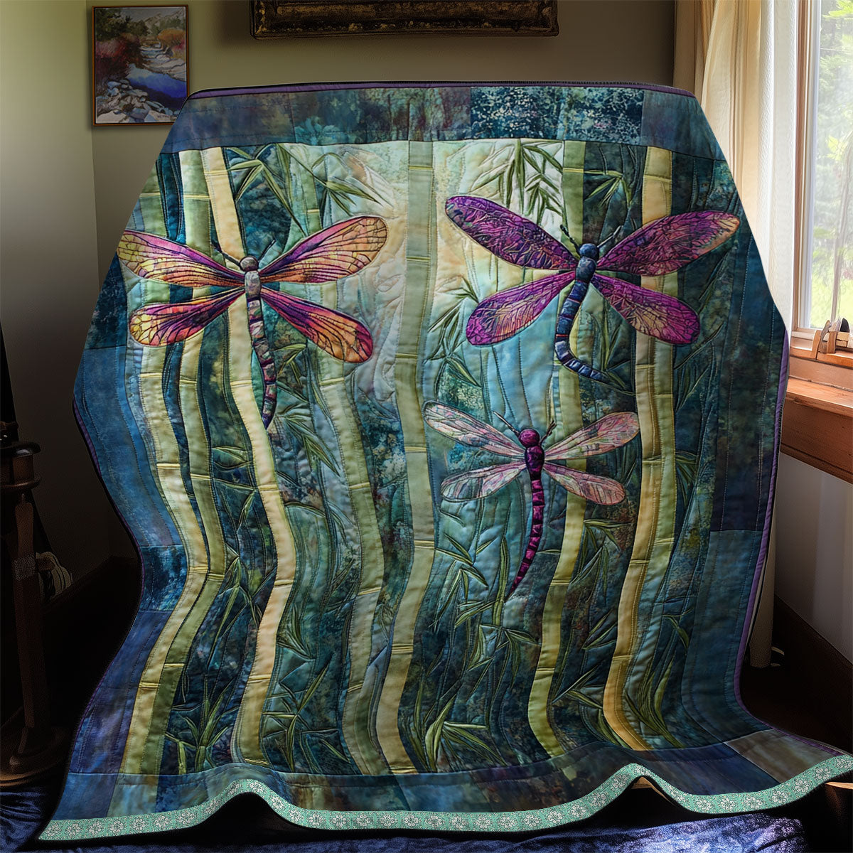 Dragonfly Forest WX2011022CL Quilt