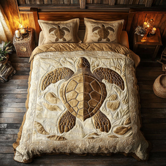 Royal Turtle In Ocean WY1801032CL Duvet Cover Set