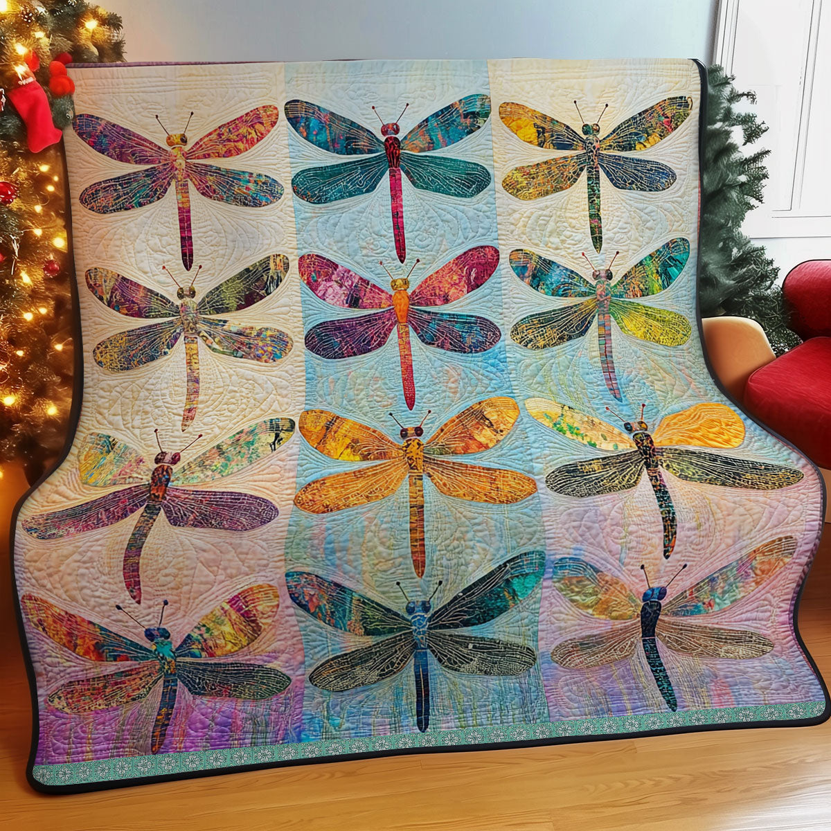 Dragonfly WU0110003CL Quilt