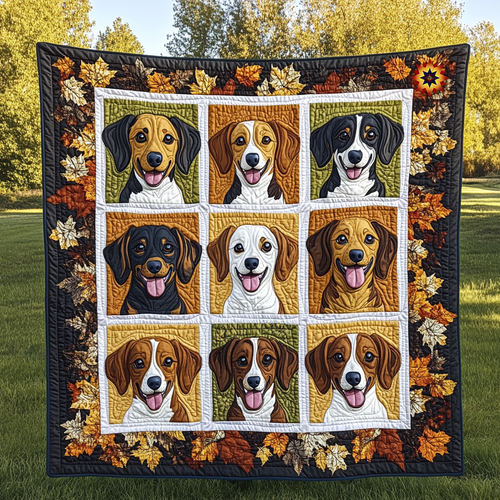 Autumn Dachshund WG0410002CL Quilt