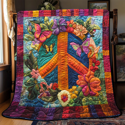 Peace Sign WX2001069CL Quilt