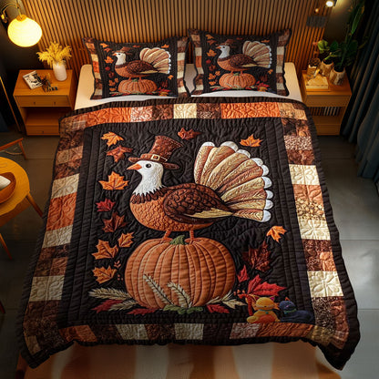 Turkey's Autumn Feast WN1010165CL Duvet Cover Set