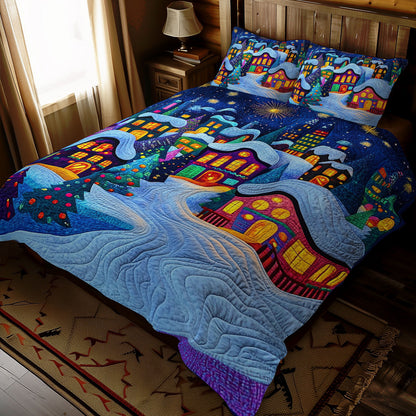 Christmas Village WJ0911027CL Duvet Cover Set