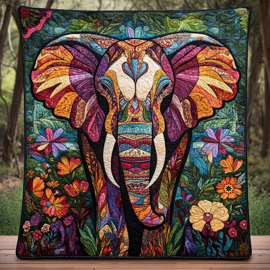 Patchwork Elephant WJ1211023CL Quilt