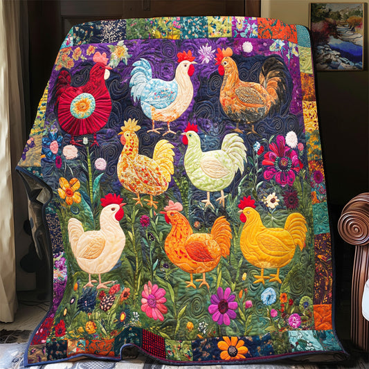 Whimsical Chicken YR2712023CL Quilt