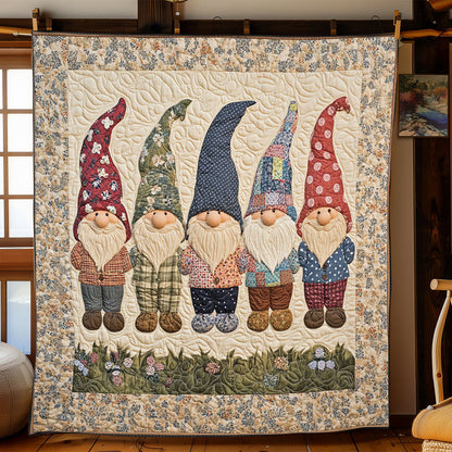 Gnome Gathering WJ1701012CL Quilt