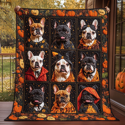 French Bulldog Halloween WT0810011CL Quilt