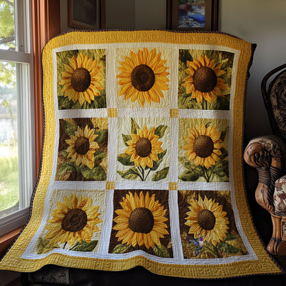 Sunflower WY1811028CL Quilt