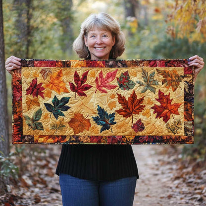 Autumn Maple WP1809015CL Quilted Table Runner